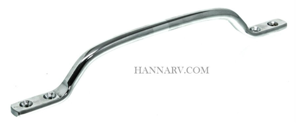 Wallace Forge GH12-713 Grab Handle - Steel with Chrome Finish - 2 Inch x 13 Inch